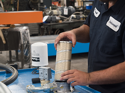 Changing oil filters