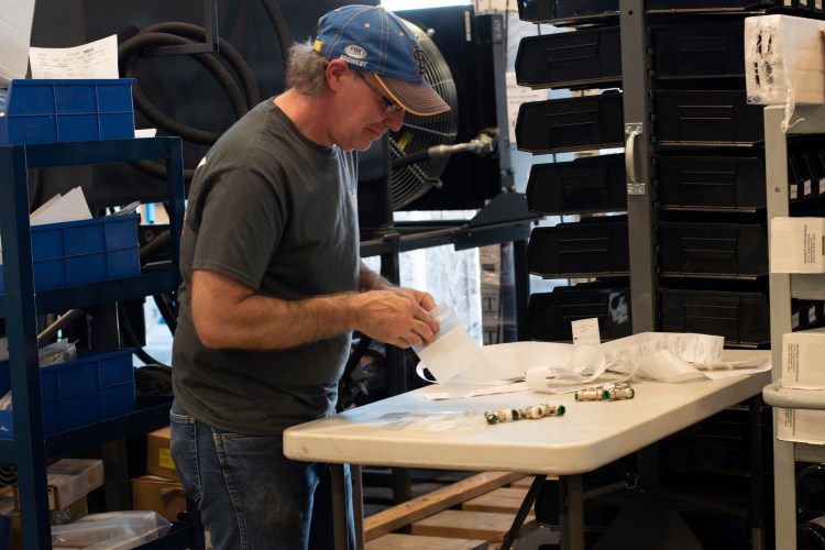 Organizing parts in the warehouse